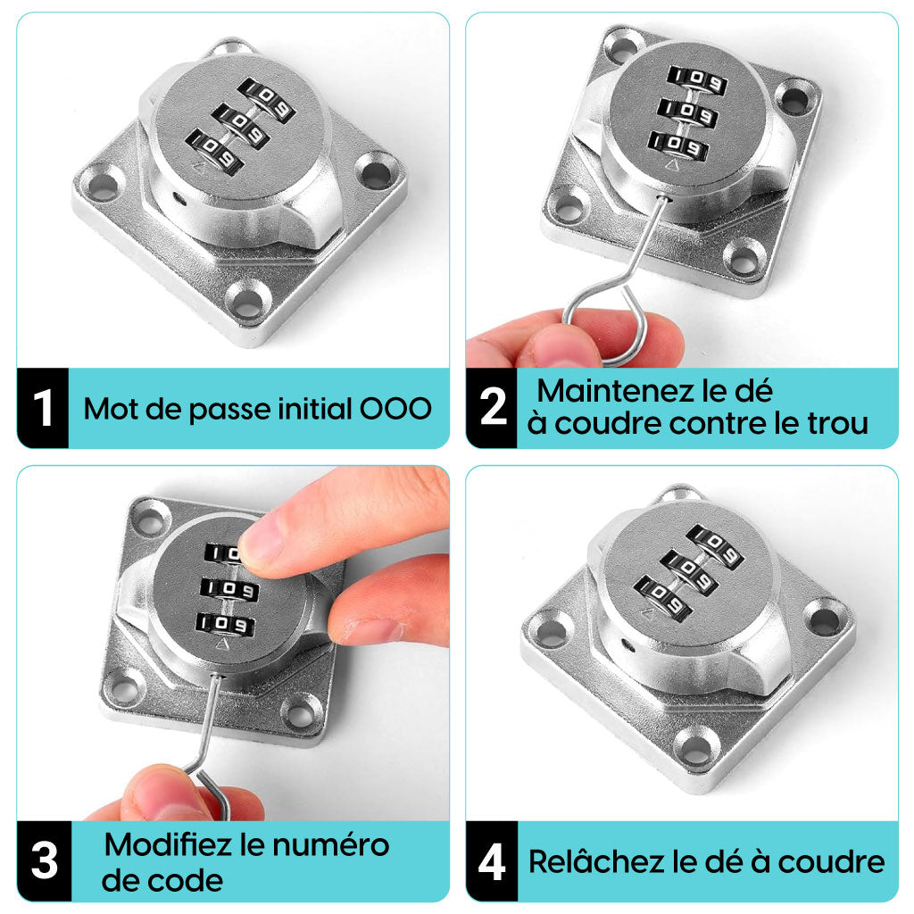 Serrure À Loquet Avec Mot De Passe Pour Armoire