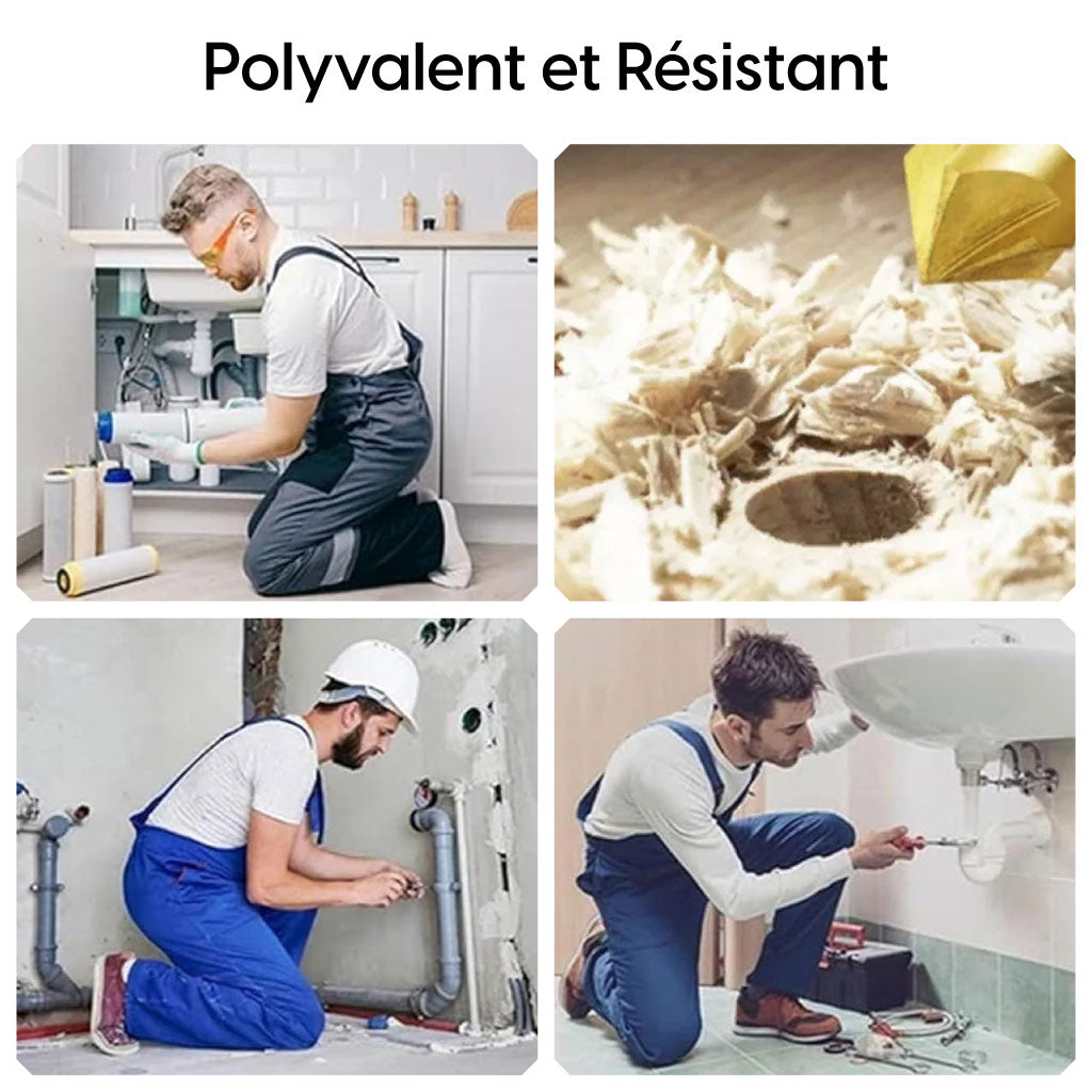 Lot de 3 Forets de Levage PPR : Précis, Solides et Polyvalents