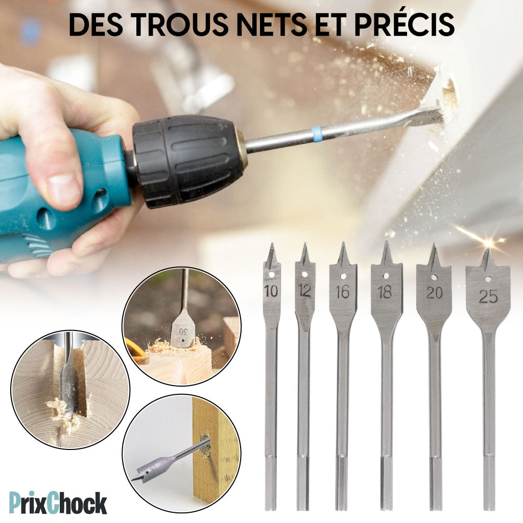 Forets à Trois Points : Précision et Fiabilité pour vos Travaux de Menuiserie