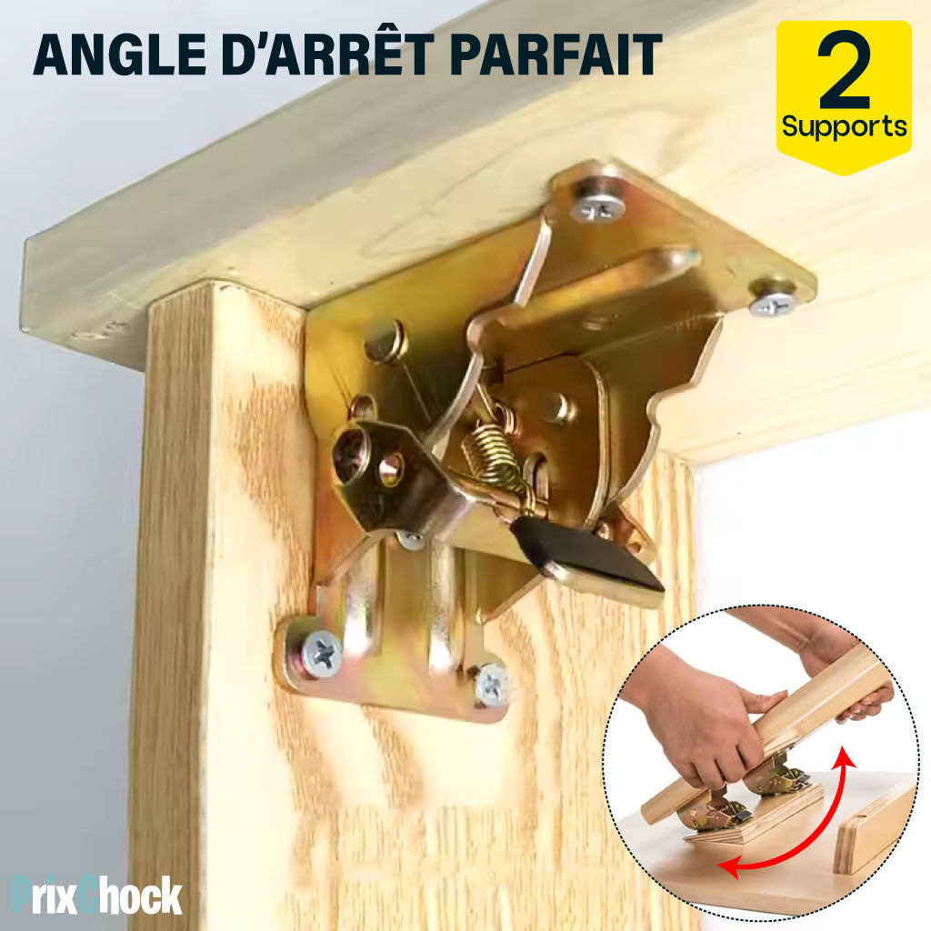 Charnière Pliable 90° Autobloquante,Solide et Pratique pour Vos Meubles !