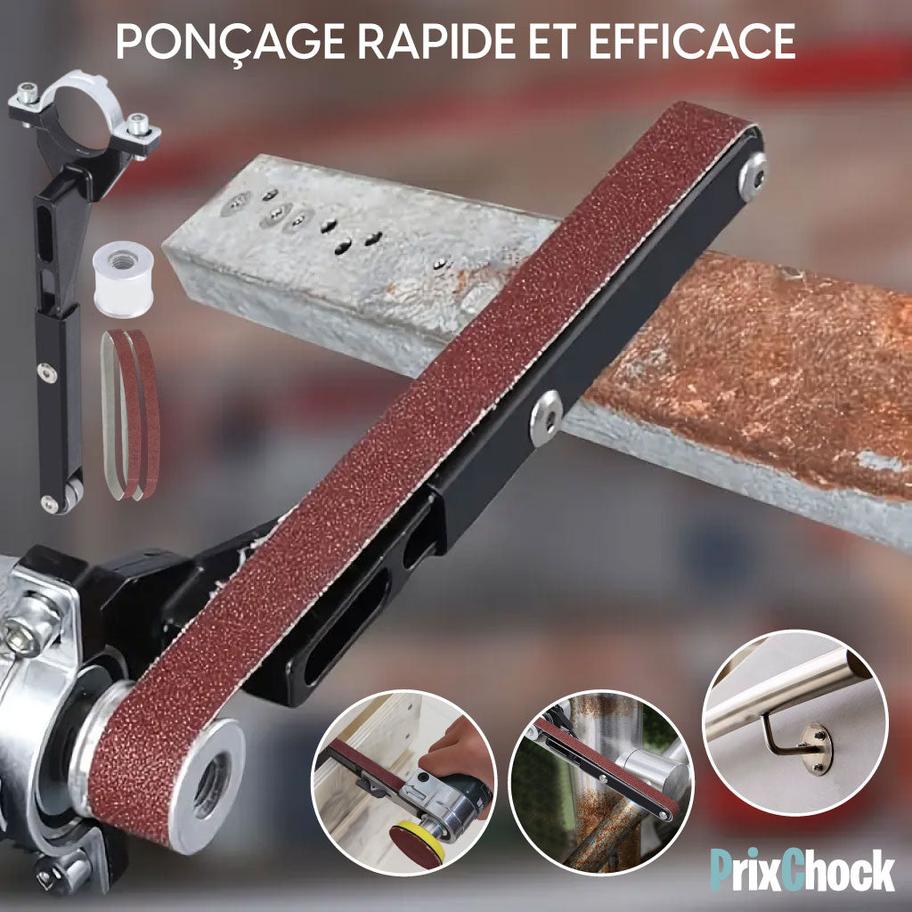 Adaptateur Ponceuse à Bande pour Meuleuse d'Angle : Transformez Votre Outil en Ponceus e Polyvalente