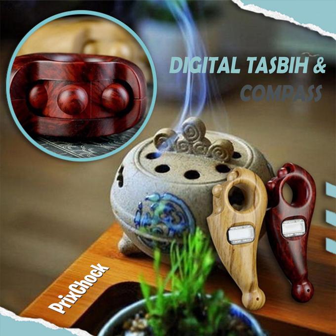 Compteur Digital Tasbih Avec Boussole Amovible