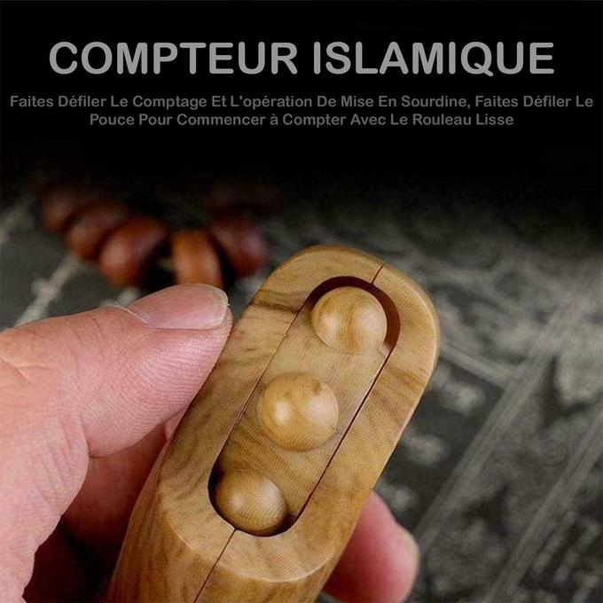 Compteur Digital Tasbih Avec Boussole Amovible