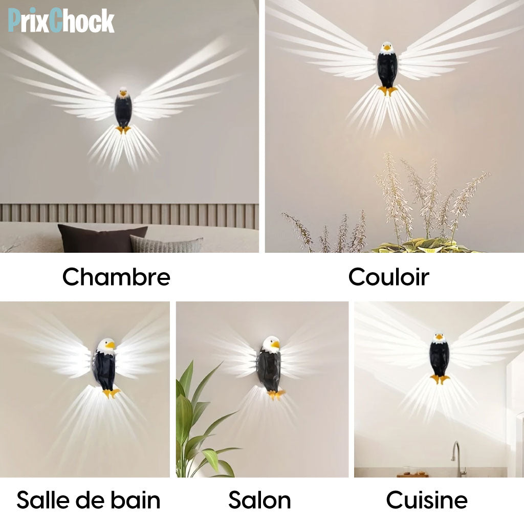 Lampe Murale Aigle à Tête Blanche