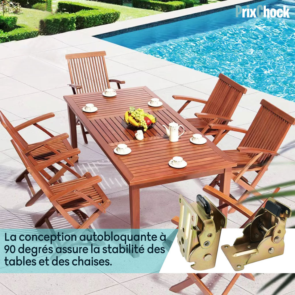 Charnière Pliable 90° Autobloquante,Solide et Pratique pour Vos Meubles !