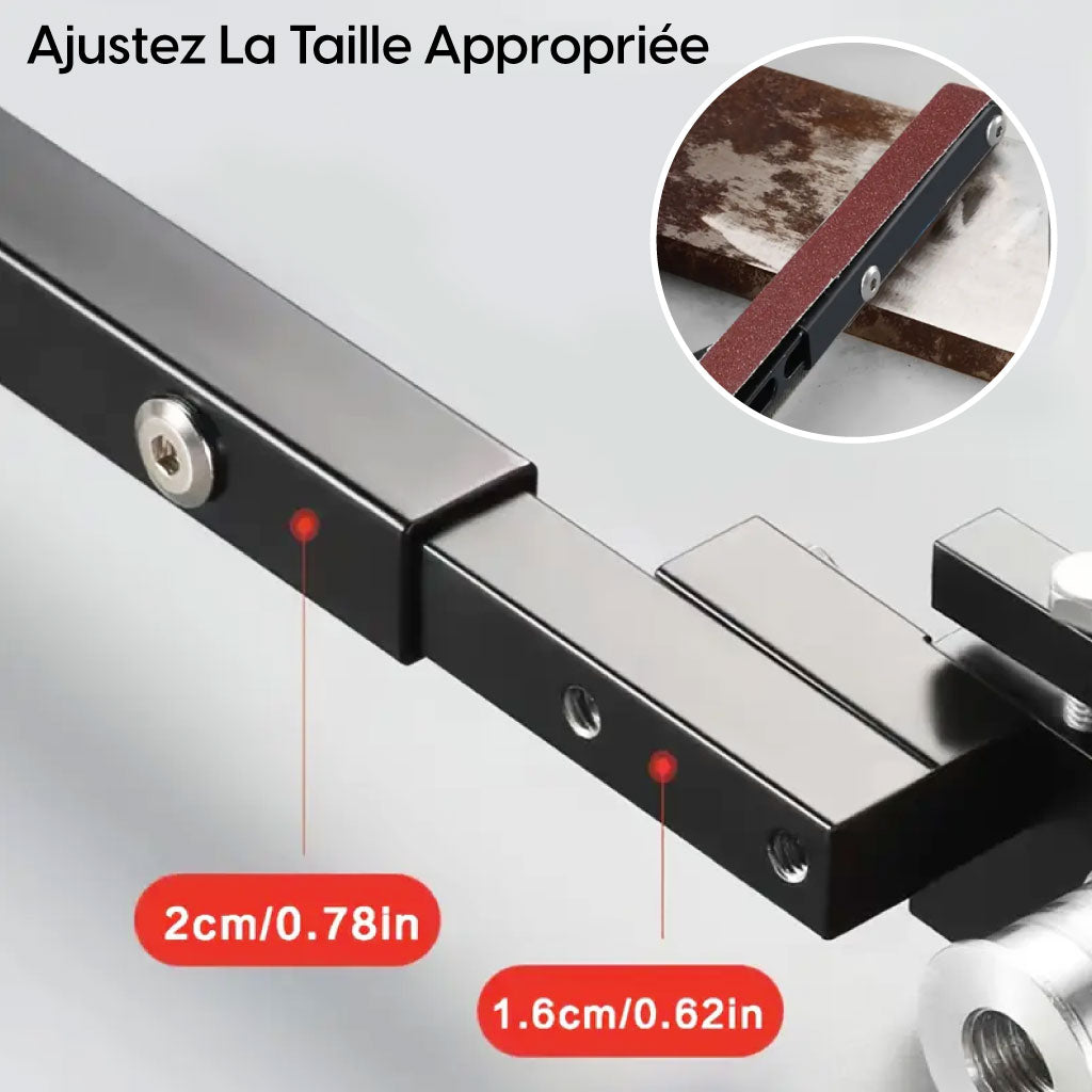 Adaptateur Ponceuse à Bande pour Meuleuse d'Angle : Transformez Votre Outil en Ponceus e Polyvalente