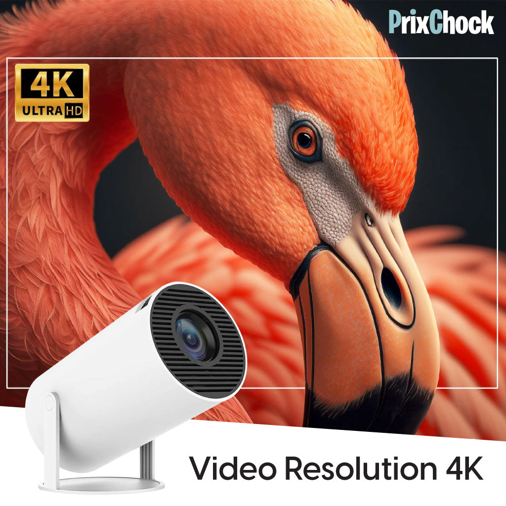 Projecteur Intelligent Avec Luminosité 4k, Double Wi-fi Hd Home Cinéma