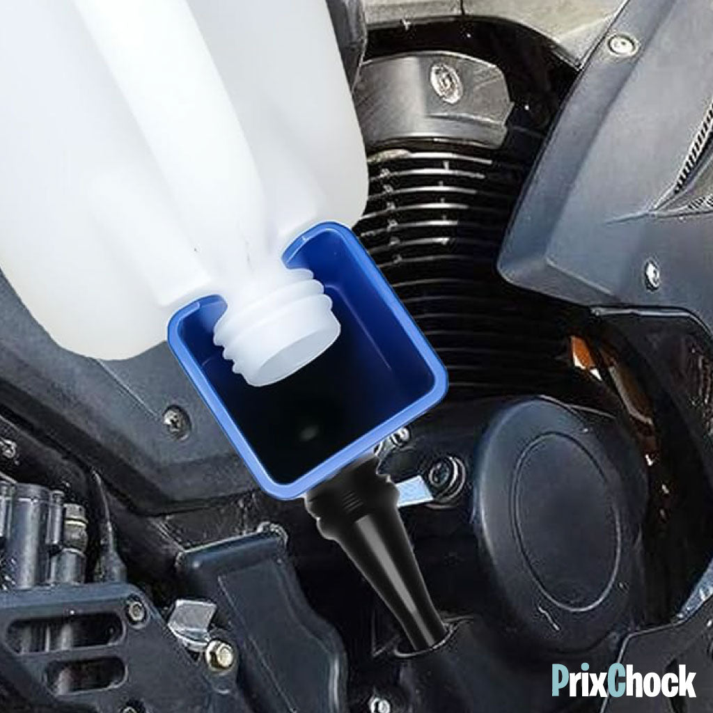 Entonnoir Auto Rétractable Flexible : Idéal pour Voitures, Motos et Tâches de Drainage