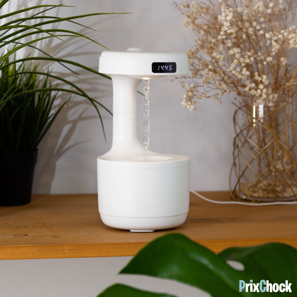 Humidificateur Compact Avec Lumière Et Diffusion D’arômes - Ambiance Relaxante Pour Tous Vos Espaces