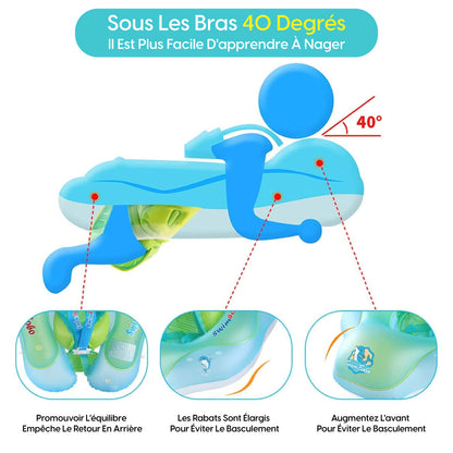 Bouee Bebe Flottant Gonflable Pour Piscine Sans Auvent Pour Les Bébés De 3-36 Mois