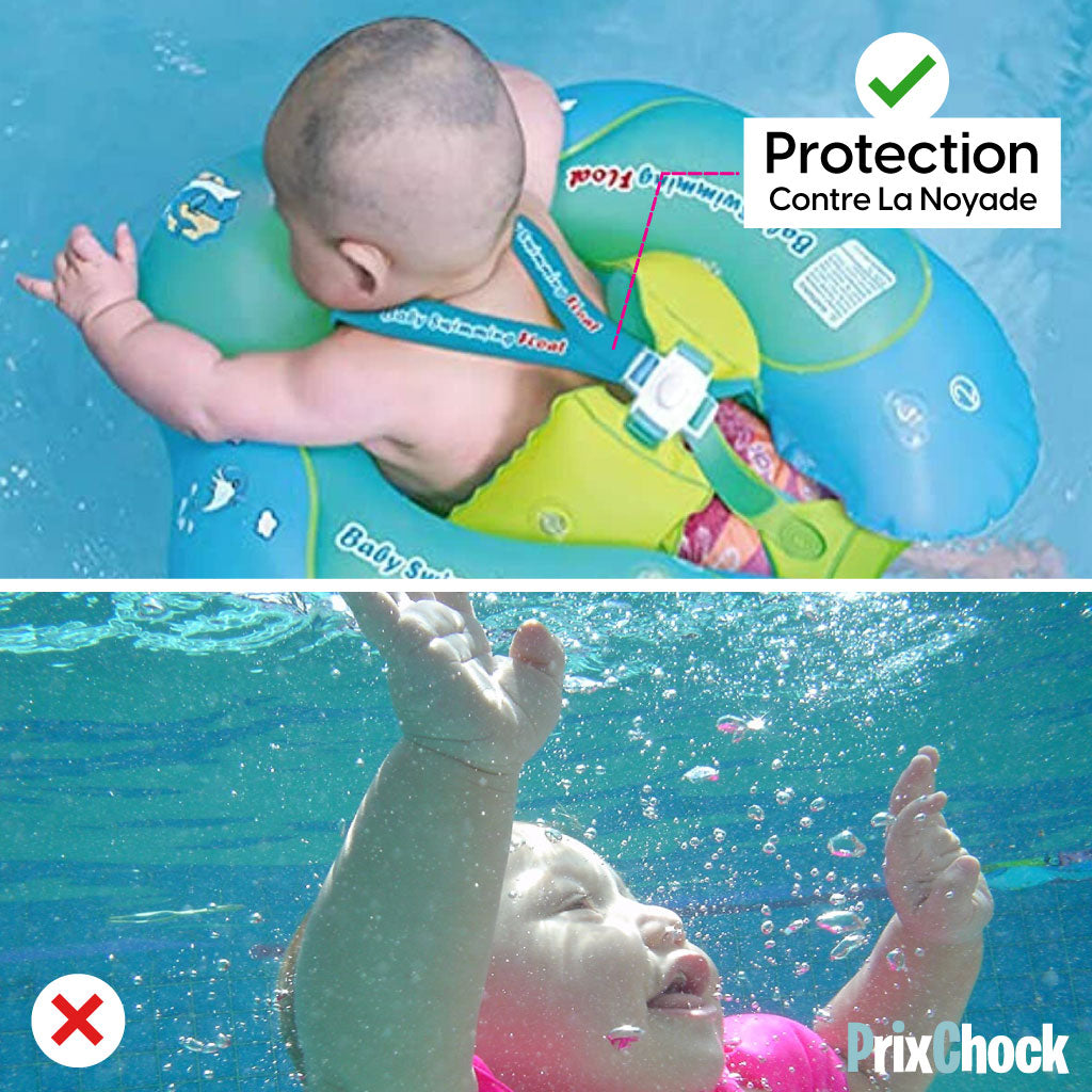 Bouee Bebe Flottant Gonflable Pour Piscine Sans Auvent Pour Les Bébés De 3-36 Mois