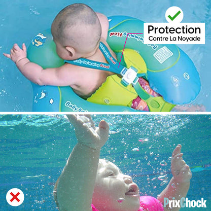 Bouee Bebe Flottant Gonflable Pour Piscine Sans Auvent Pour Les Bébés De 3-36 Mois