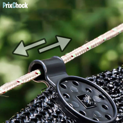 Clips En Plastique Pour Toile D'ombrage De Conception De Trou De Corde Clip De Tissu D'ombrage Détachable Et Léger