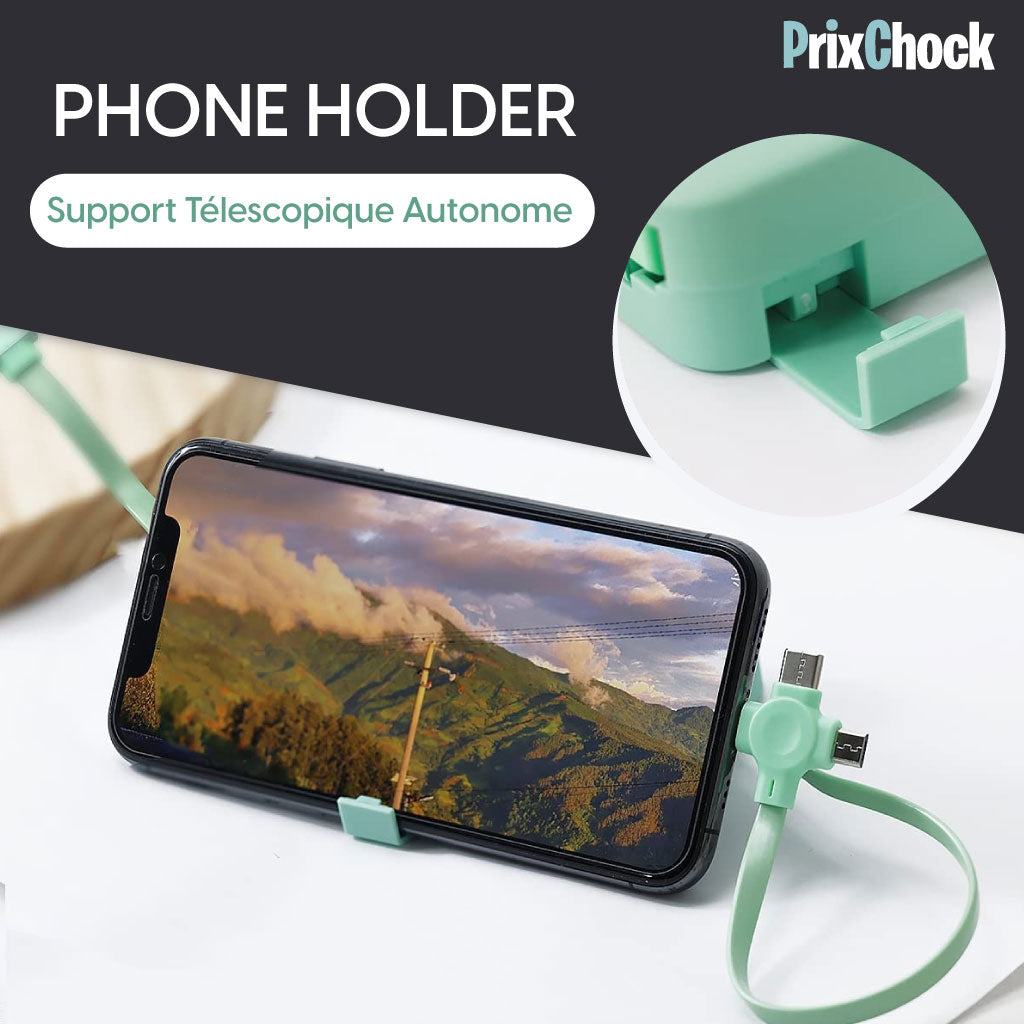 Câble 4 En 1 Rétractable : Une Seule Solution Pour Tous Vos Appareils !