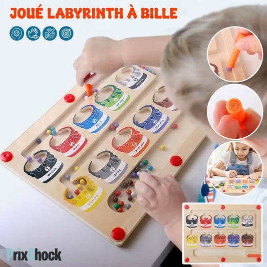 Planche À Billes En Acier Avec Stylo Magnétique Et Perles