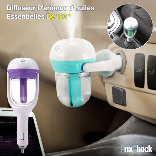 Désodorisant Ultrasonique Portatif D'humidificateur De Brume Fraîche  Pour Parfumer La Voiture.