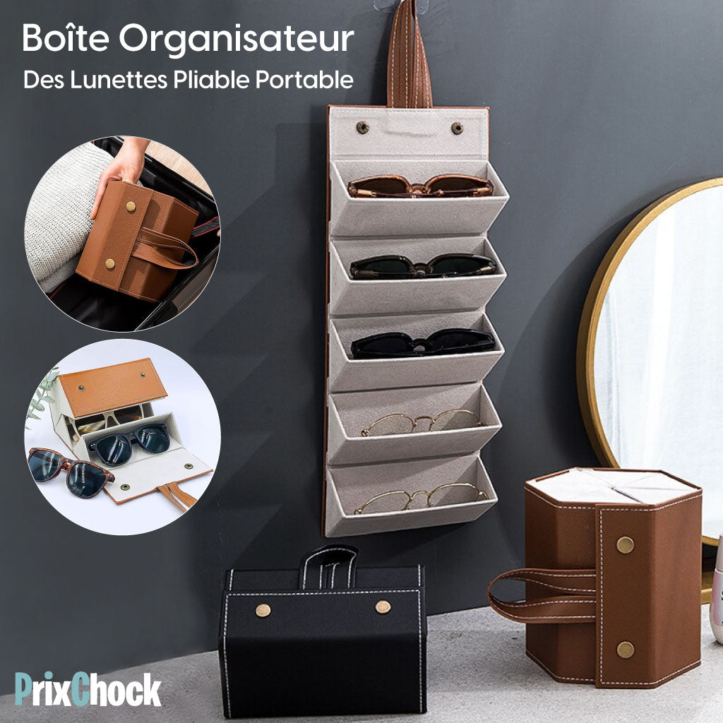Organisateur De Lunettes De Soleil Et Accessoires à 5 Emplacements