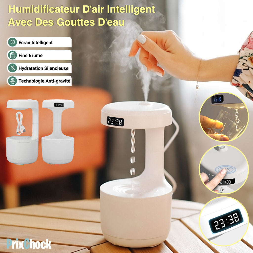 Humidificateur Compact Avec Lumière Et Diffusion D’arômes - Ambiance Relaxante Pour Tous Vos Espaces