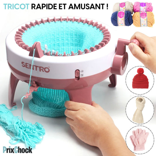 Machine à Tricoter Mini Kit : Un Outil Éducatif et Créatif pour Tricoter Écharpes, Chapeaux, Pulls et Plus !