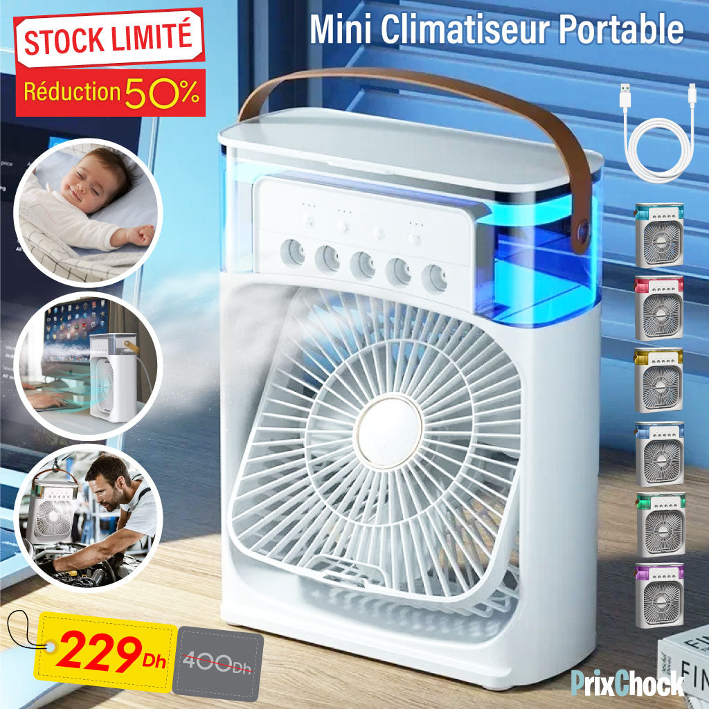 Ventilateur Portable – Fraîcheur À Emporter