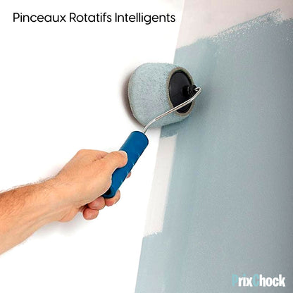 Ensemble de Rouleau de Peinture anti goutte Rechargeable avec Réservoir Et Manche Extensible