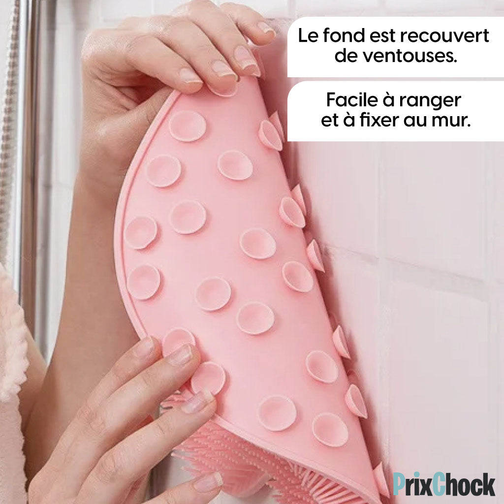 Tapis de Bain en Silicone Massant et Antidérapant