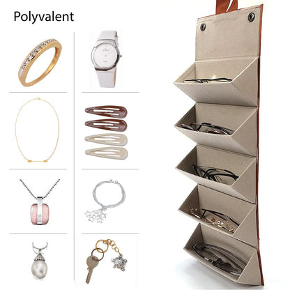 Organisateur De Lunettes De Soleil Et Accessoires à 5 Emplacements