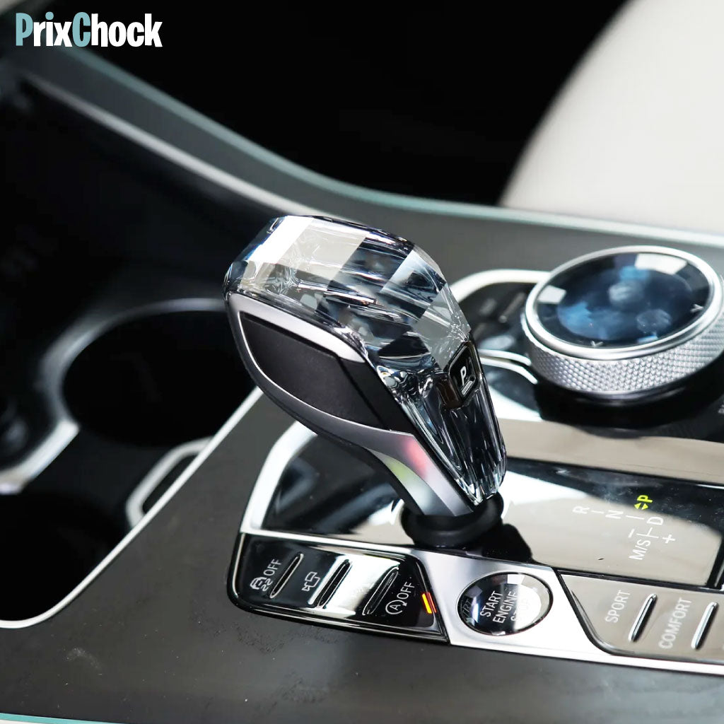 Bouton de Levier de Vitesse en Cristal Scintillant – L'Élégance au Service de Votre Voiture 🚗✨(SANS LOGO)
