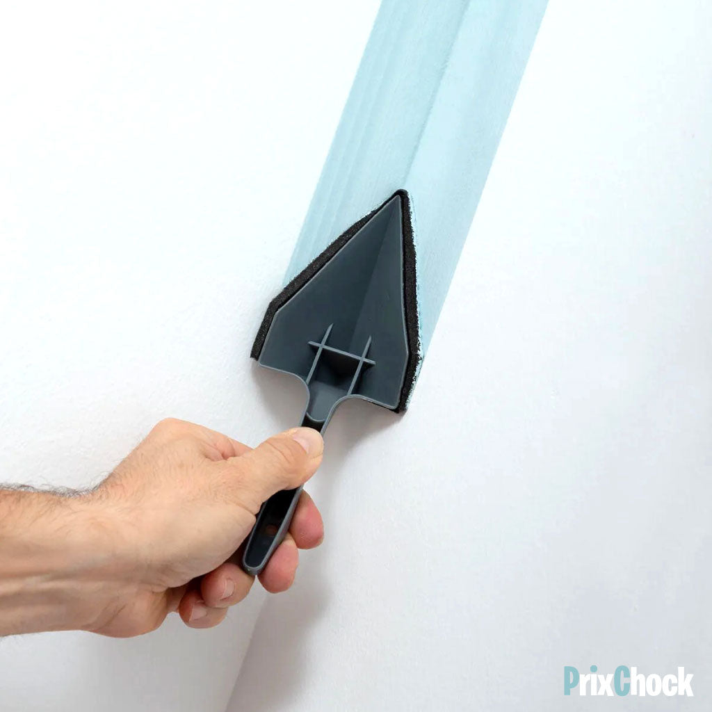 Ensemble de Rouleau de Peinture anti goutte Rechargeable avec Réservoir Et Manche Extensible