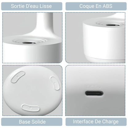 Humidificateur Compact Avec Lumière Et Diffusion D’arômes - Ambiance Relaxante Pour Tous Vos Espaces