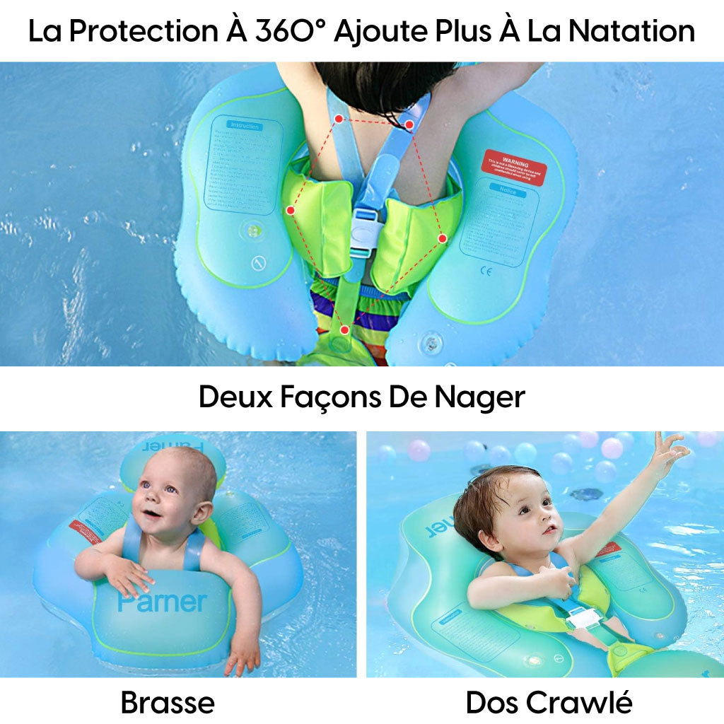 Bouee Bebe Flottant Gonflable Pour Piscine Sans Auvent Pour Les Bébés De 3-36 Mois