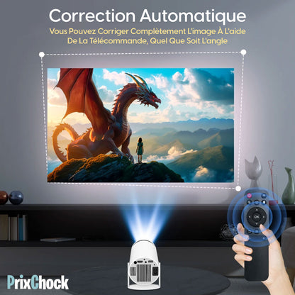 Projecteur Intelligent Avec Luminosité 4k, Double Wi-fi Hd Home Cinéma