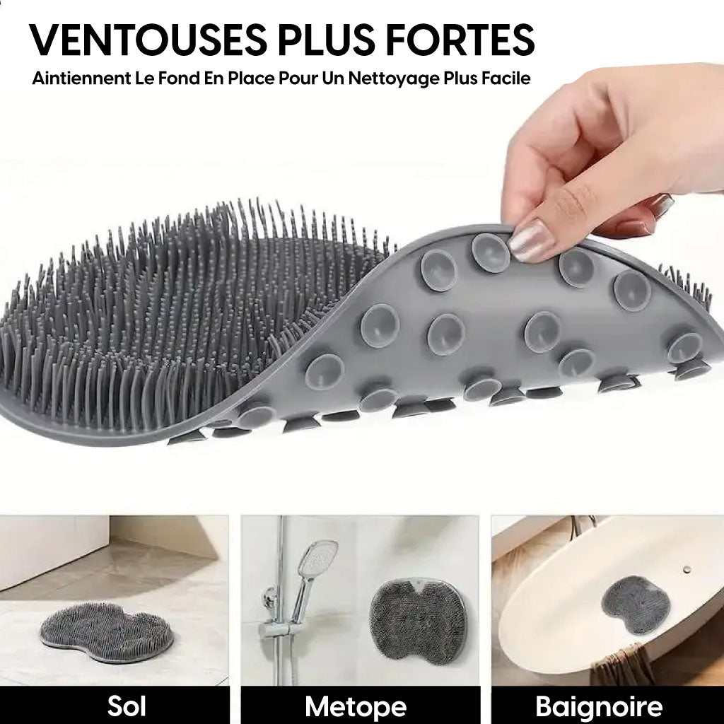 Tapis de Bain en Silicone Massant et Antidérapant