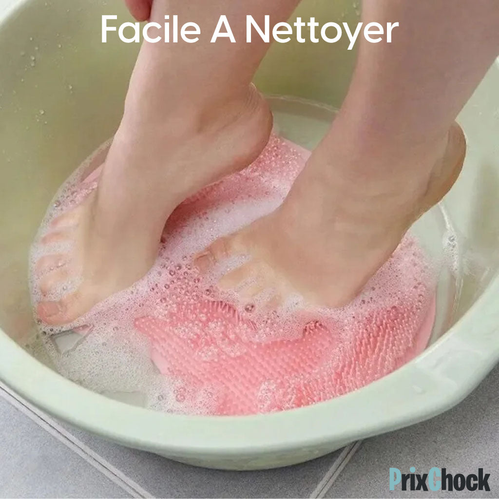 Tapis de Bain en Silicone Massant et Antidérapant