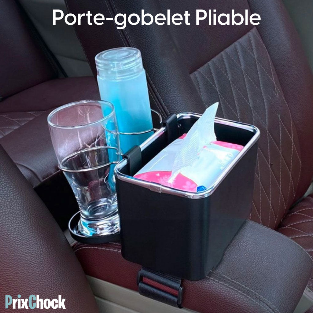 Coffre De Rangement Multifonctionnel Pour Appuie-têtes De Voiture Avec Support De Tasses Et Organisateur Polyvalent