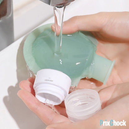 Ensemble De Mini Bouteilles En Silicone Anti-fuite Pour Transportation Des Liquides