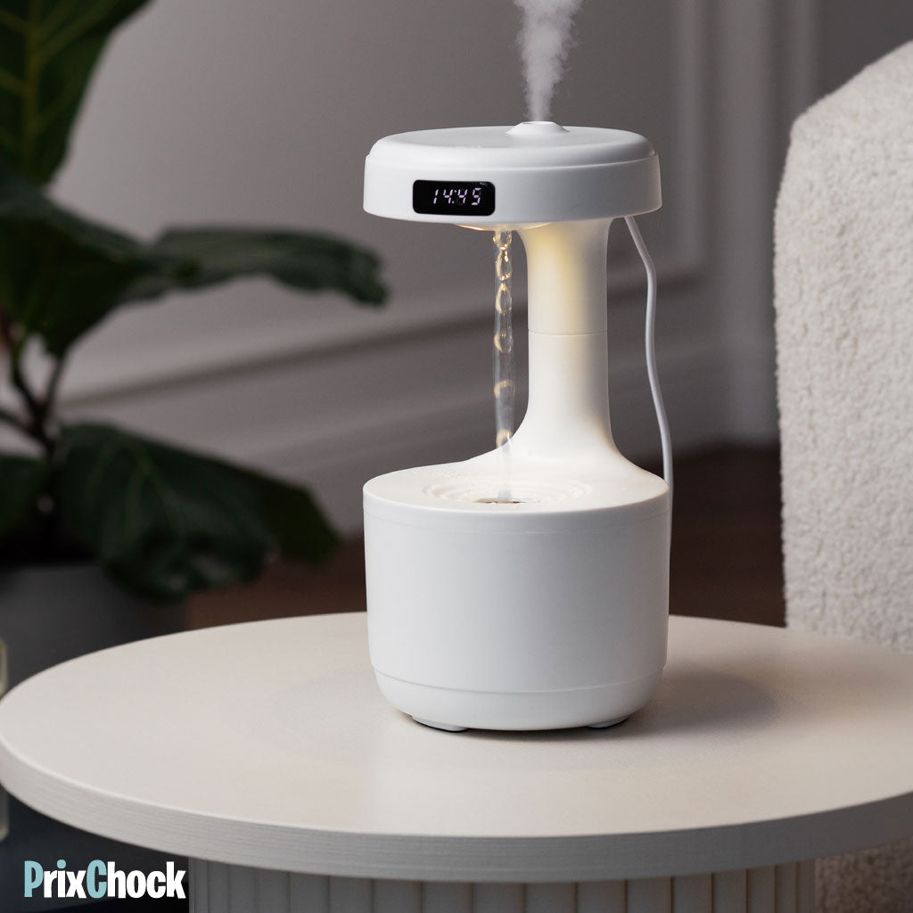 Humidificateur Compact Avec Lumière Et Diffusion D’arômes - Ambiance Relaxante Pour Tous Vos Espaces