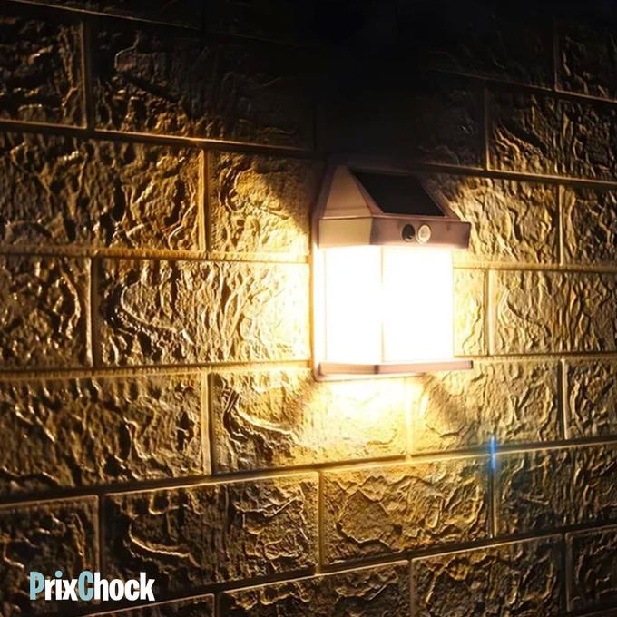 Lampe Led À Plaque Rechargeable En Énergie Solaire Étanche Avec Détecteur De Mouvement.