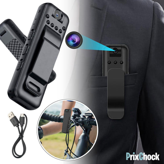 Mini Caméscope Portable, Capteur De Photo Et Enregistreur De Vidéo En Qualité Hd Tournant 180°à Vision Nocturne.