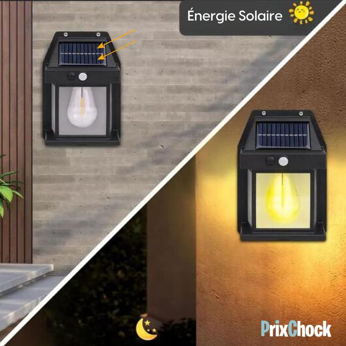 Lampe Led À Plaque Rechargeable En Énergie Solaire Étanche Avec Détecteur De Mouvement.